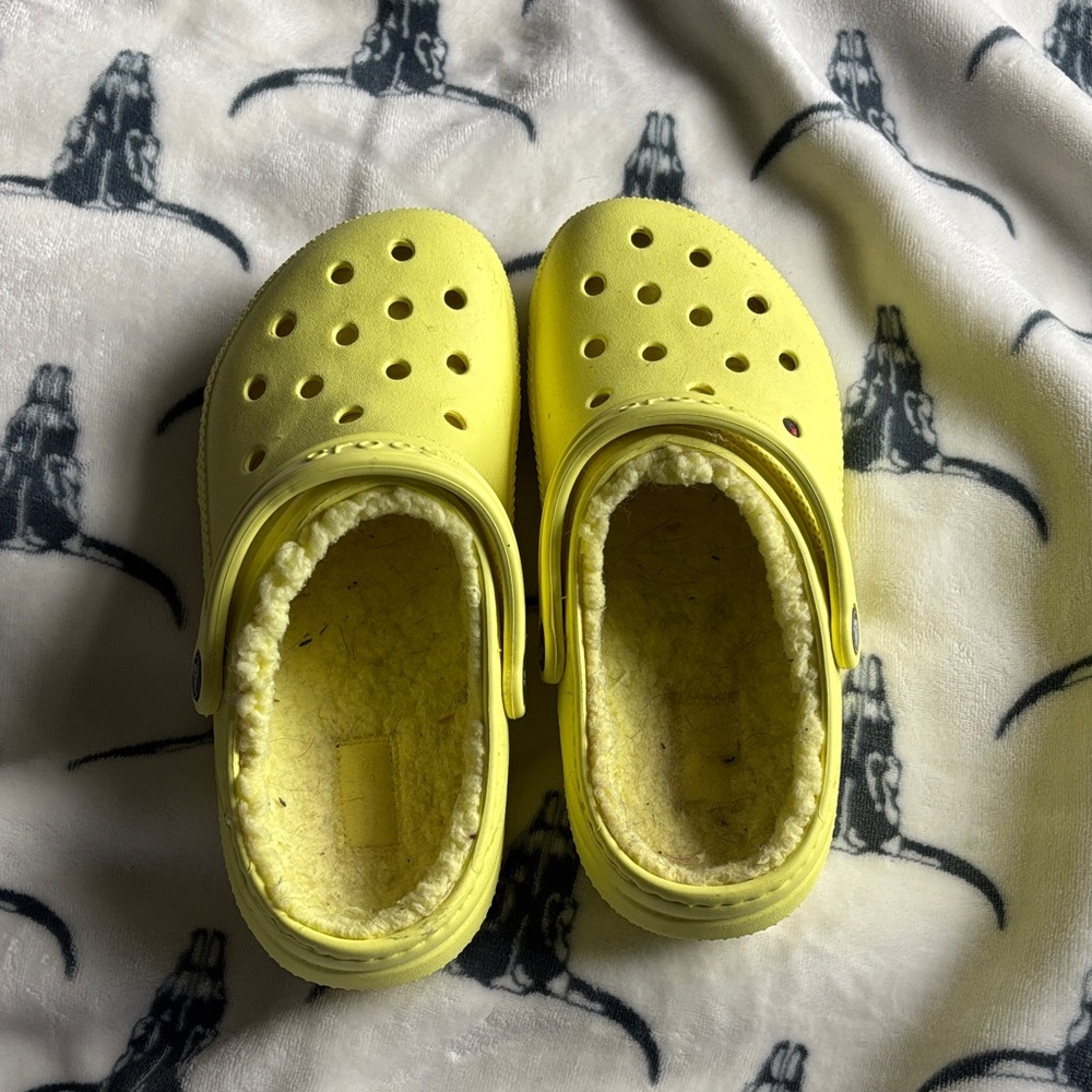 Yellow Crocs